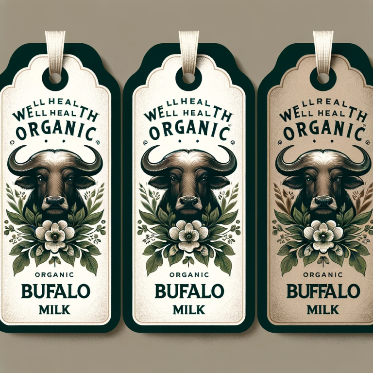 Wellhealthorganic Buffalo Milk Tag